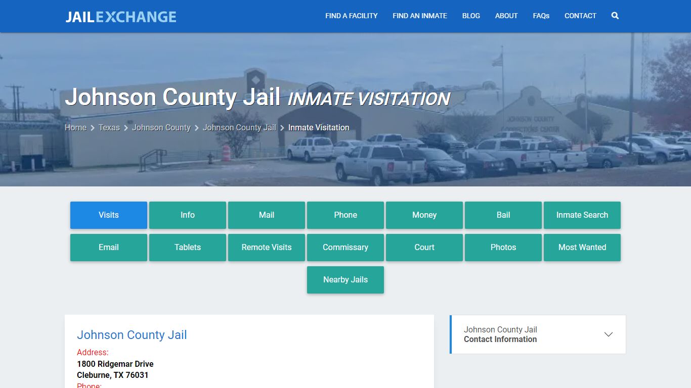 Inmate Visitation - Johnson County Jail, TX - Jail Exchange
